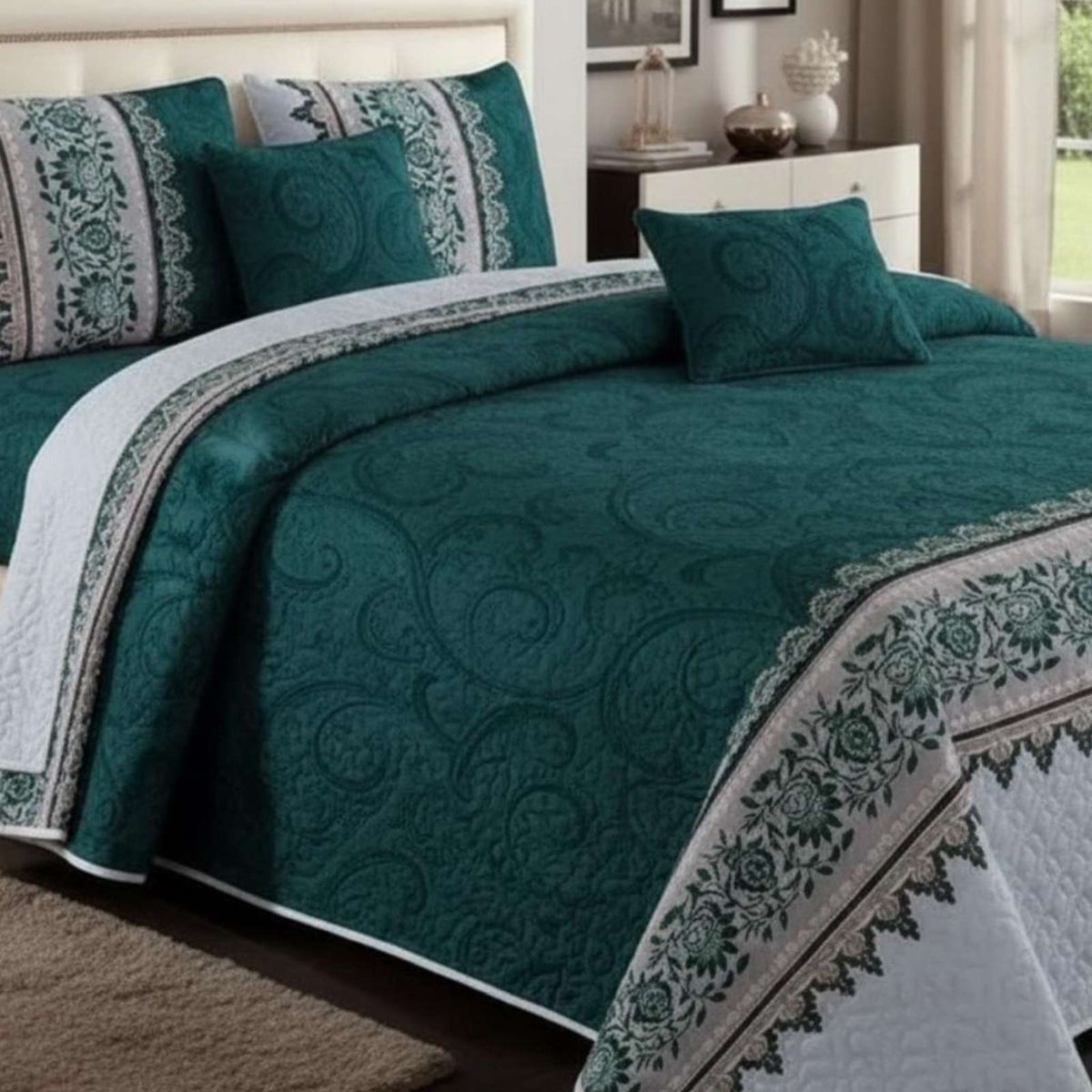 GENERICO - SABANA CON CUBRECAMA DE VERANO PLAZA Y MEDIA + 1 ALMOHADA