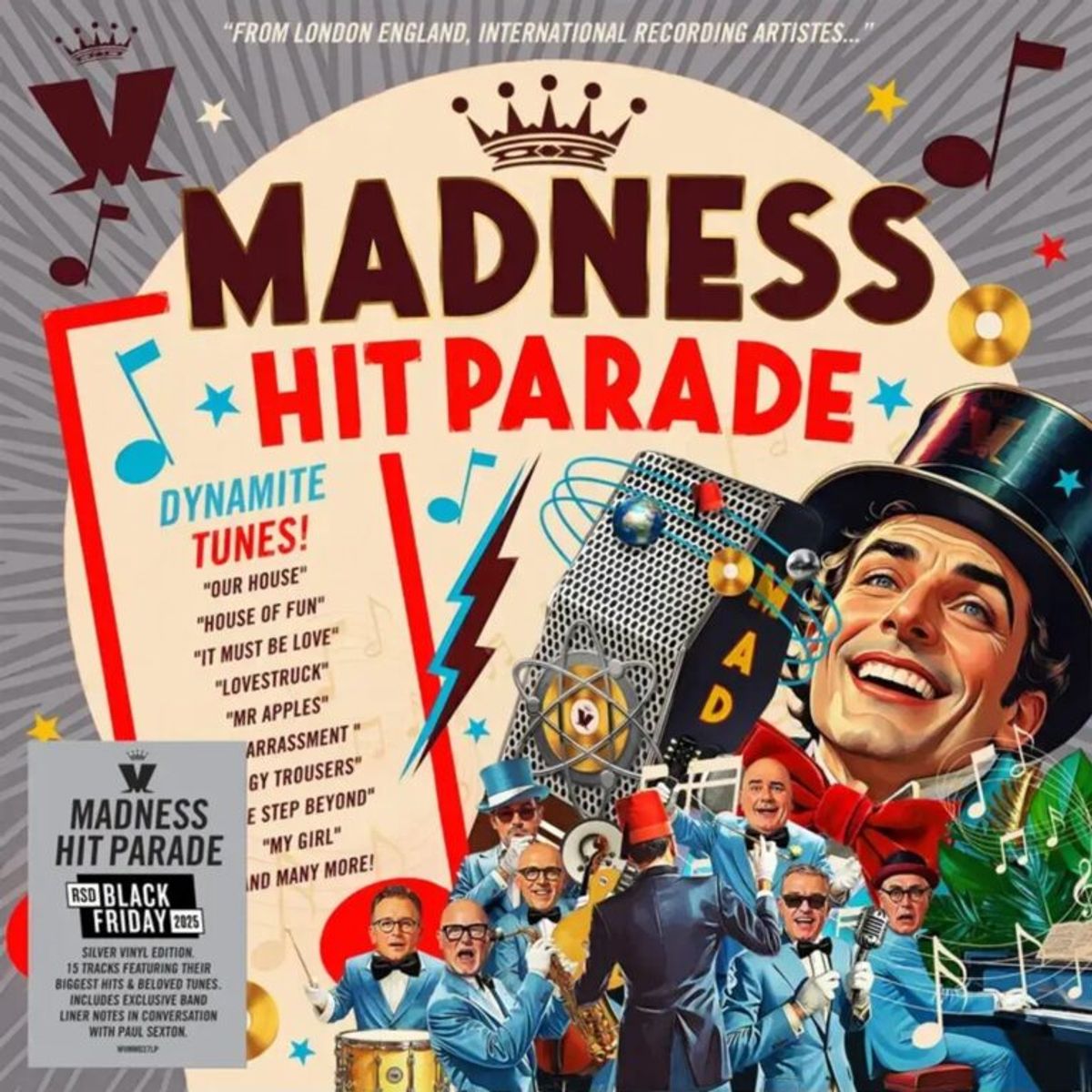 GENERICO - Madness - Hit Parade Dynamite Tunes RSD - Vinilo Simple Silver Opaque