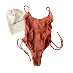 COOL AMAZONIA - - TRAJE DE BAÑO COBRE METALIZADO MODELO ATHLETIC