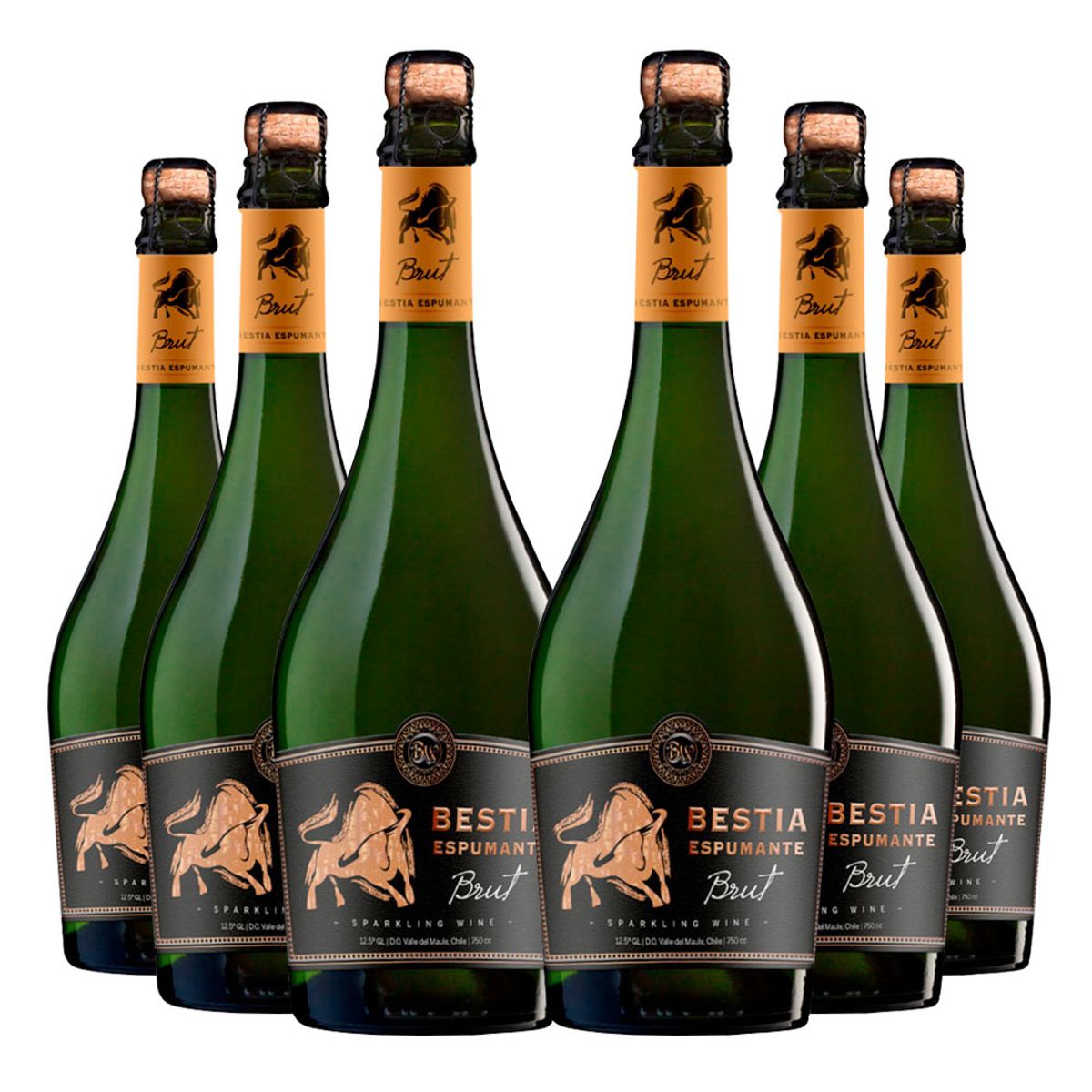 BESTIAS WINES - 6 Espumantes Bestia Negra Brut