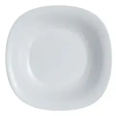 LUMINARC - Plato Hondo Cuadrado De Vidrio Opal 21cm - Carine