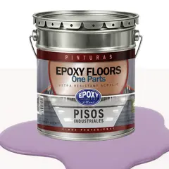 EPOXY - PINTURA PISOS ALTO TRAFICO - FLOORS - TINETA 18K VIOLETA SUAVE