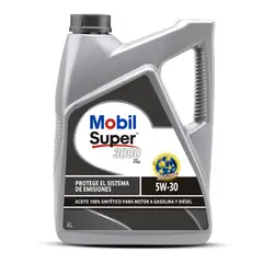 MOBIL - Aceite 5w30 Sintetico Super 3000xe 4 L