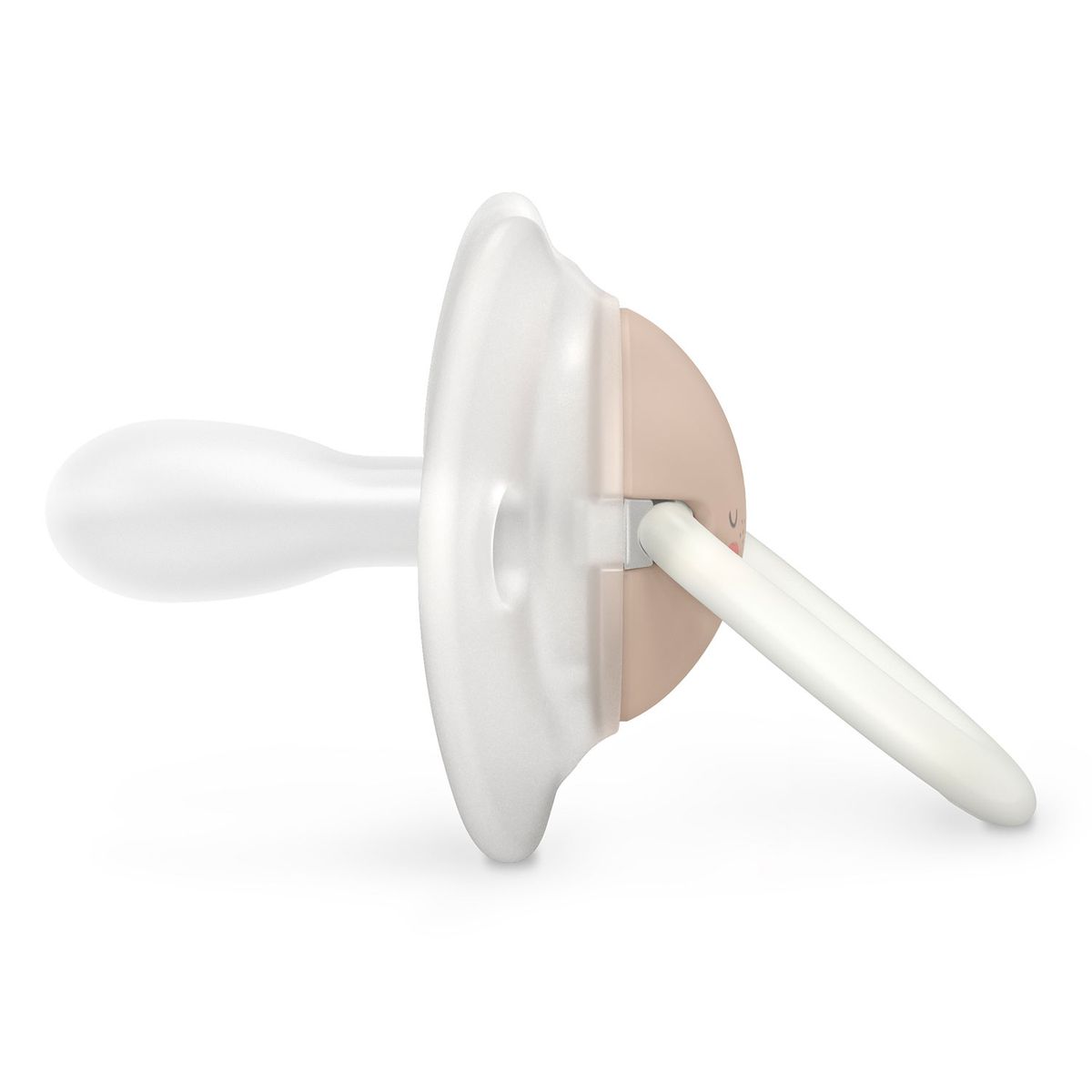 SUAVINEX - Chupete 6-18 Meses Dia - Noche Fisiológico Silicona Sx Pro Rabbit Rosa