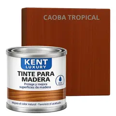KENT - TINTE DE MADERA ORGANICO - EXTRACUBRIENTE BASE AGUA. - 450 G - CAOBA