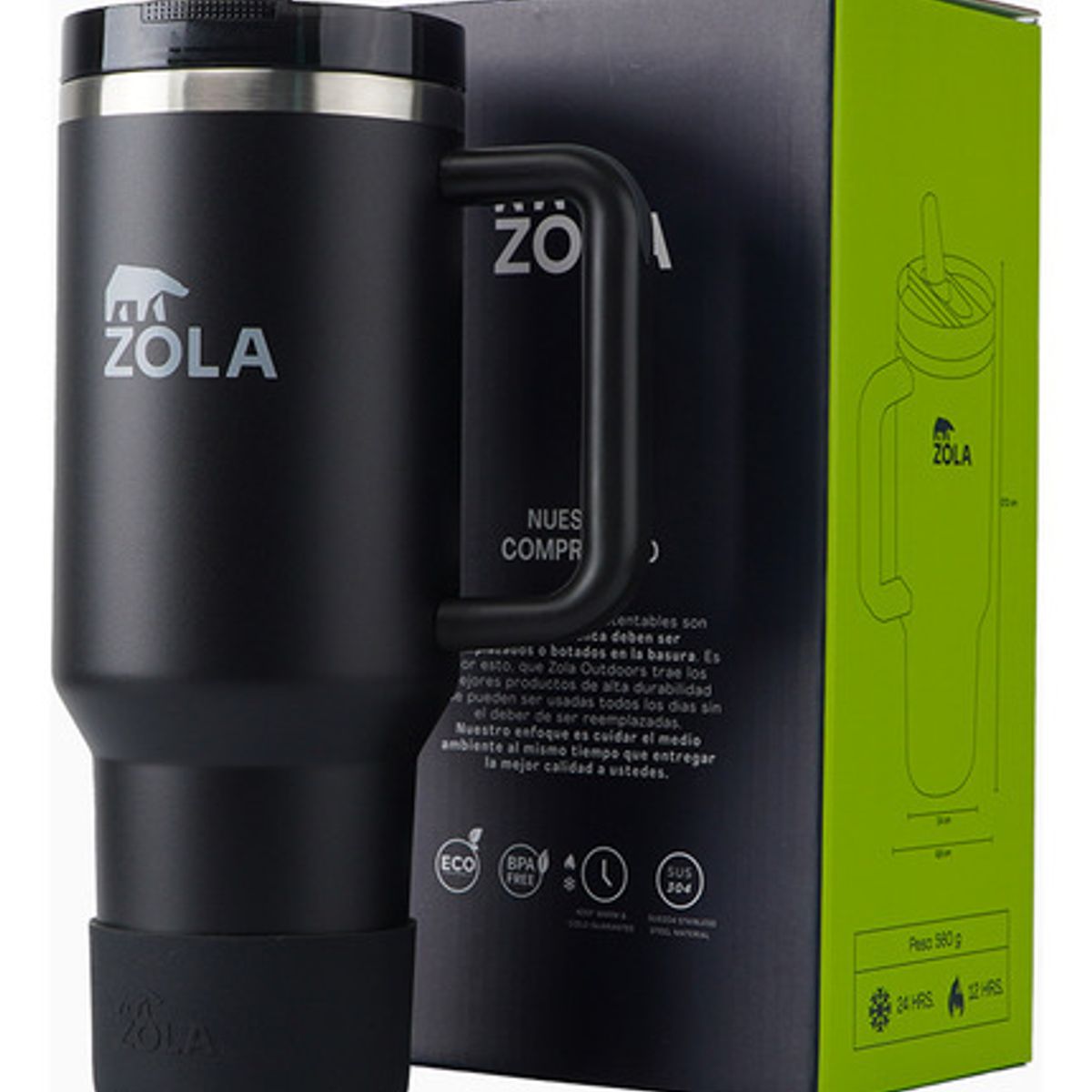 ZOLA OUTDOORS - Vaso Térmico Zola 1200ml Inoxidable Hermético Frío Y Calor Zola