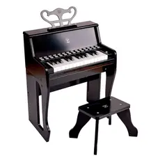 HAPE - Piano negro con taburete Learn with Lights