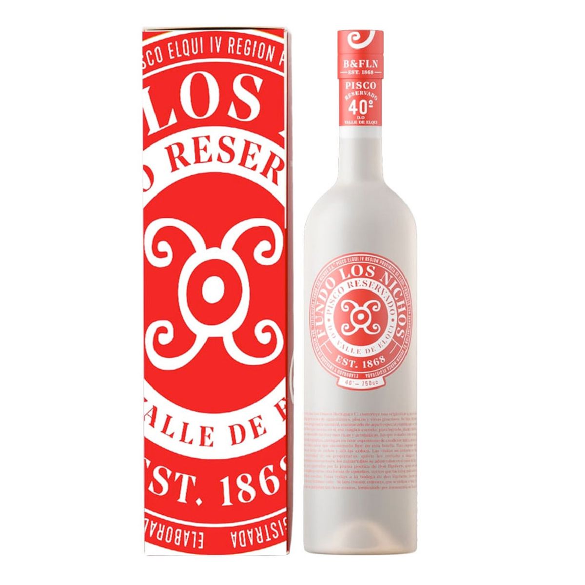 FUNDO LOS NICHOS - Pisco Fundo Los Nichos 40º 700 ml