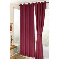 DORAL - Set Cortina Térmica Blackout melbourne 140x220 rojo