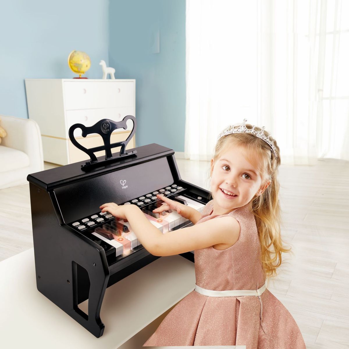 HAPE - Piano Negro-aprende con luces