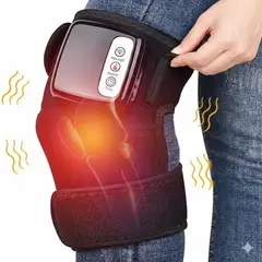 GENERICO - Masajeador Electrico Rodillacodo Calor Vibración Infrarojo