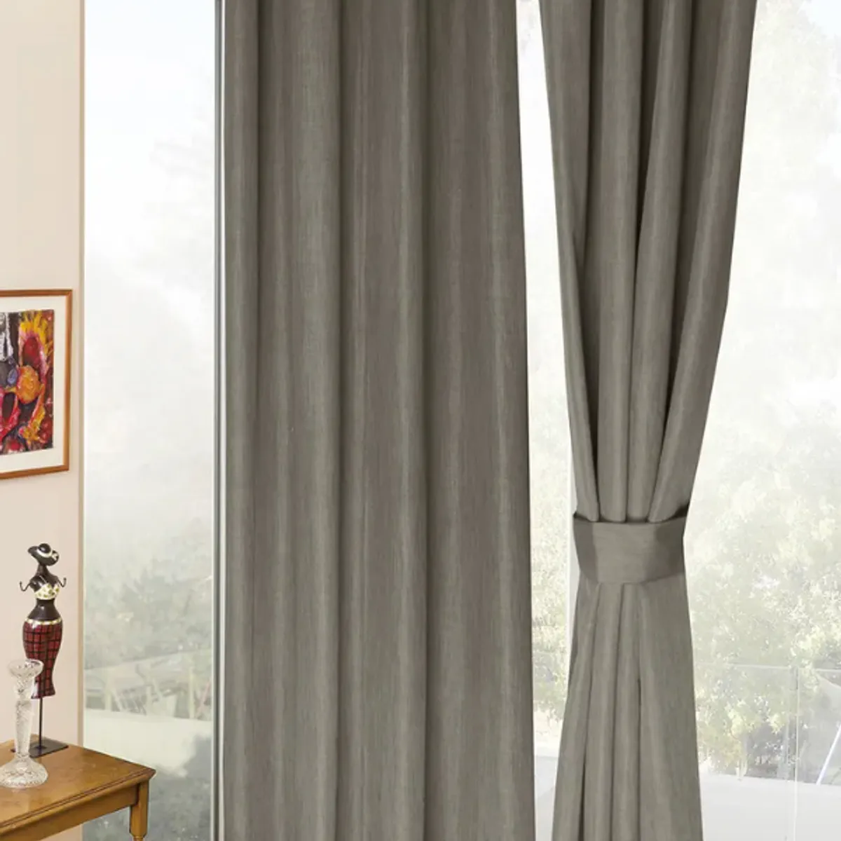 DORAL - Set Cortina Térmica Blackout melbourne 140x220 taupe