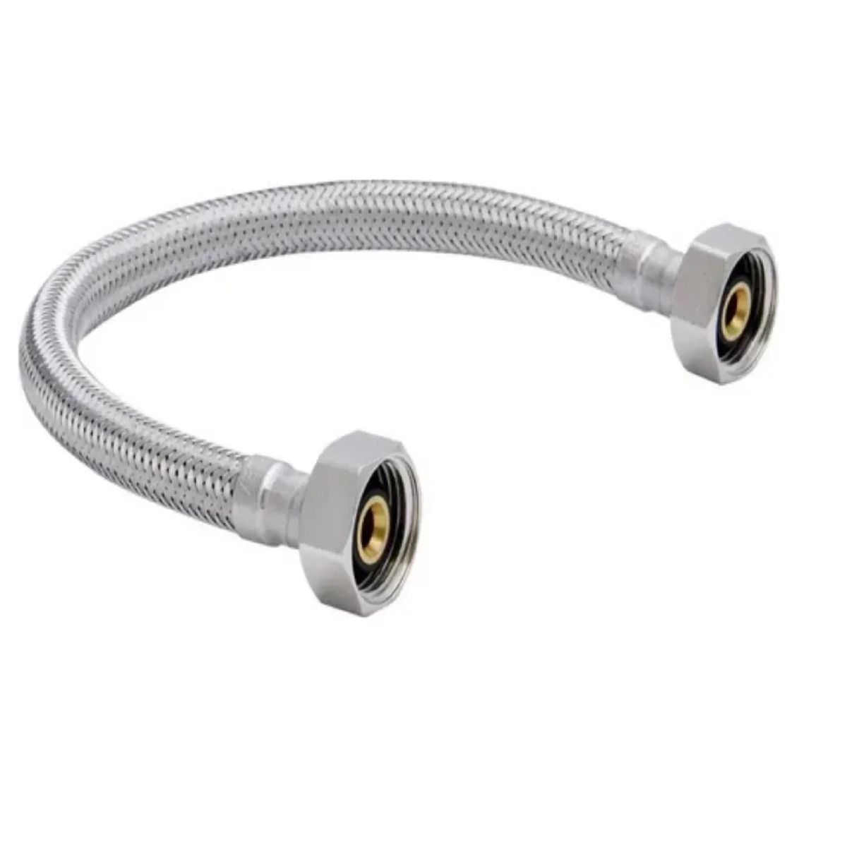 TAUMM - Flexible Agua Hi-hi Media 35 Cm Taumm Acero Inoxidable 200 Psi