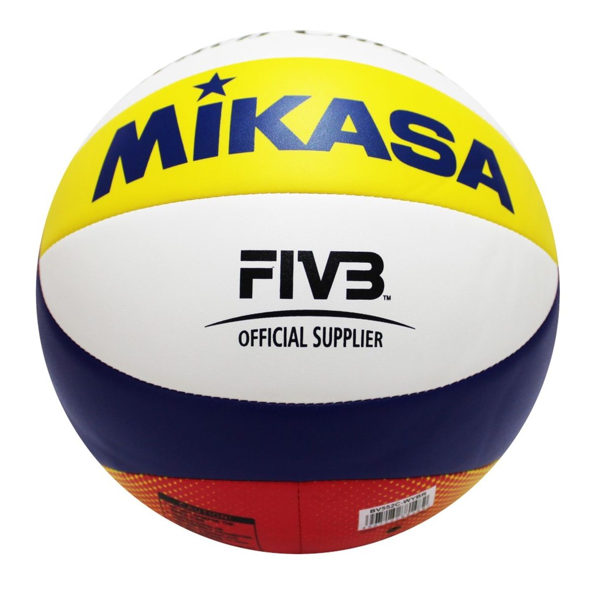 MIKASA - BALON VOLEIBOL PLAYA REPLICA OFICIAL BV552C-WYBR