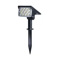 STOREFIX - LAMPARA SOLAR ESTACA JARDIN 4W CON PANEL INTEGRADO COLOR 3 EN 1