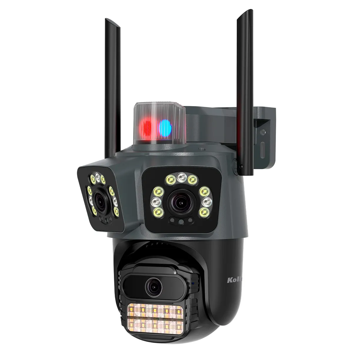 KOLKE - Cámara de Seguridad Kolke Triple Lente Visión Nocturna Color