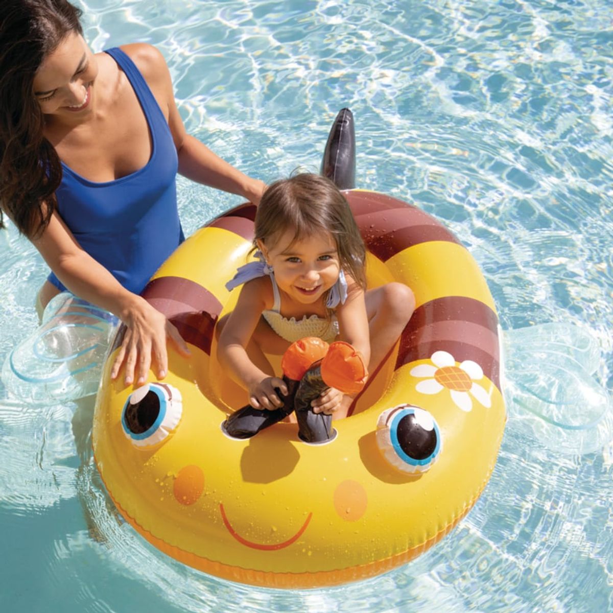 INTEX - Mini Bote Inflable para Niños INTEX Abeja
