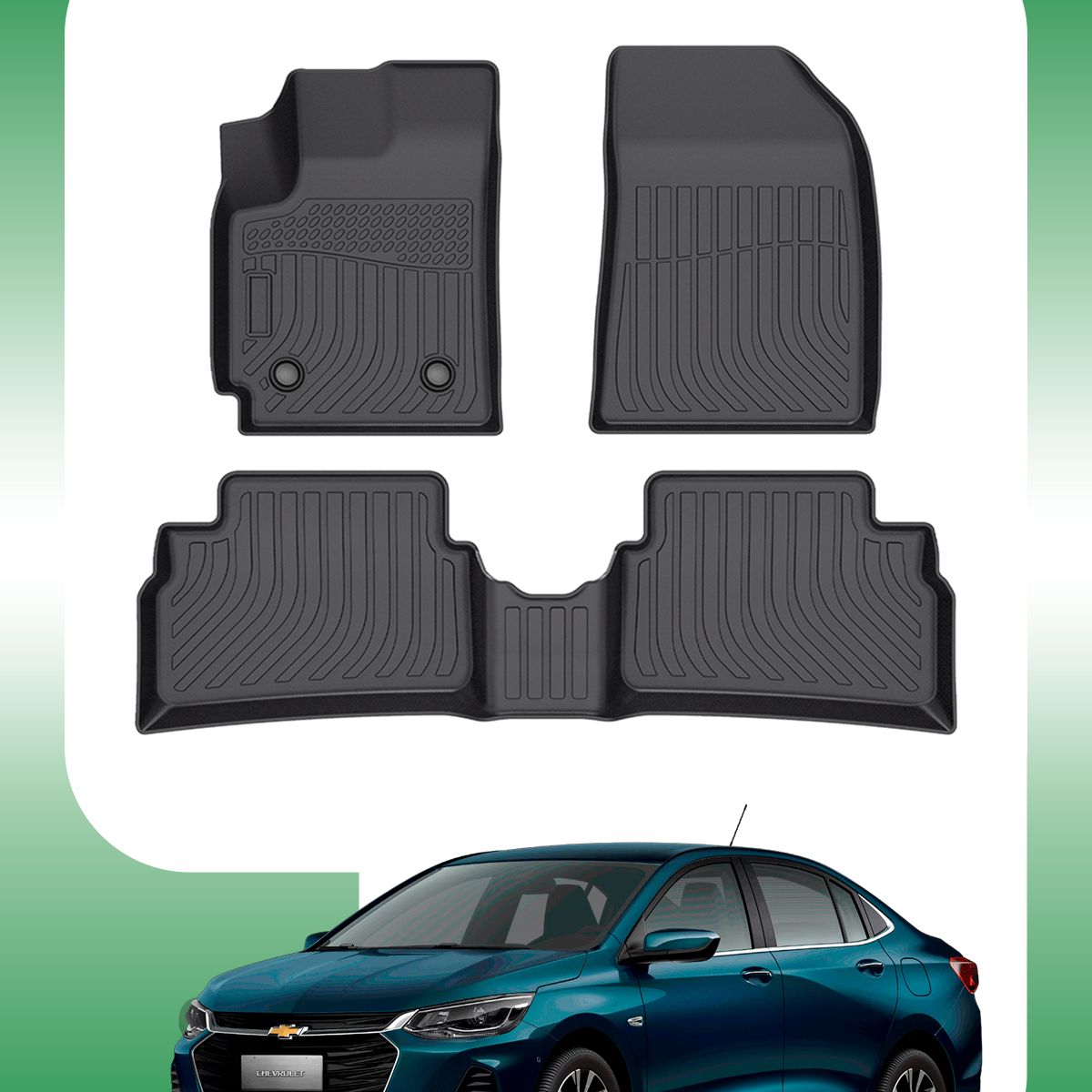 OM INDUSTRIAS PREMIUM - Piso Bandeja Calce Perfecto Chevrolet Onix Sedan 2019-2026