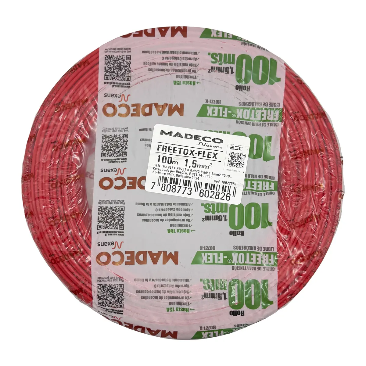 NACIONAL - Cable Eva 1,5mm Libre De Halógeno (pack 3 Rollos De 100mts)