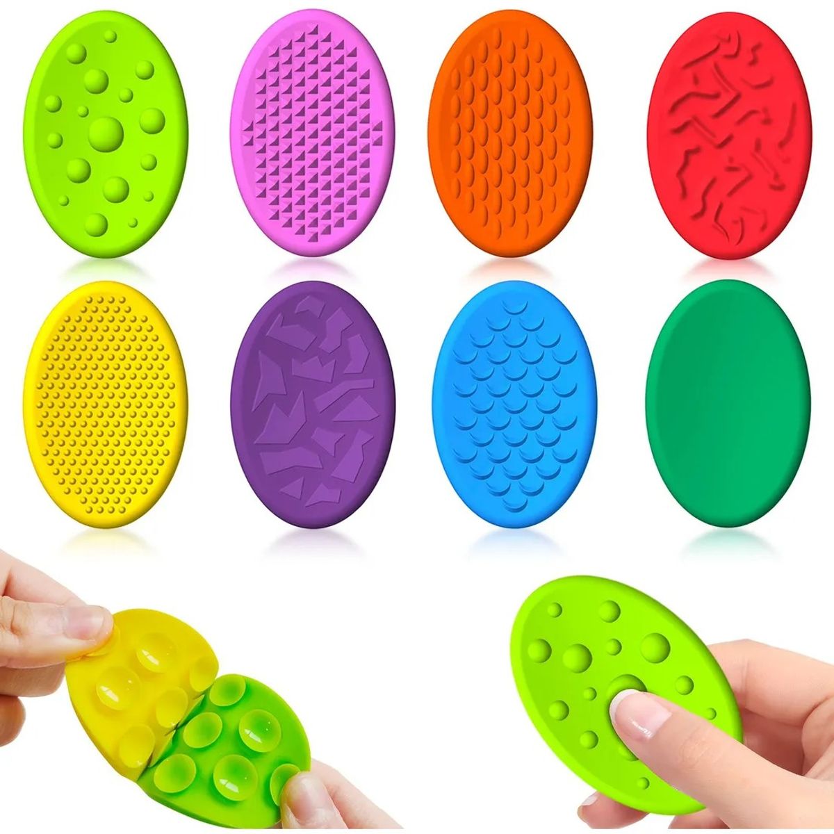 GENERICO - Juguete Sensorial Con Ventosas Discos Texturados