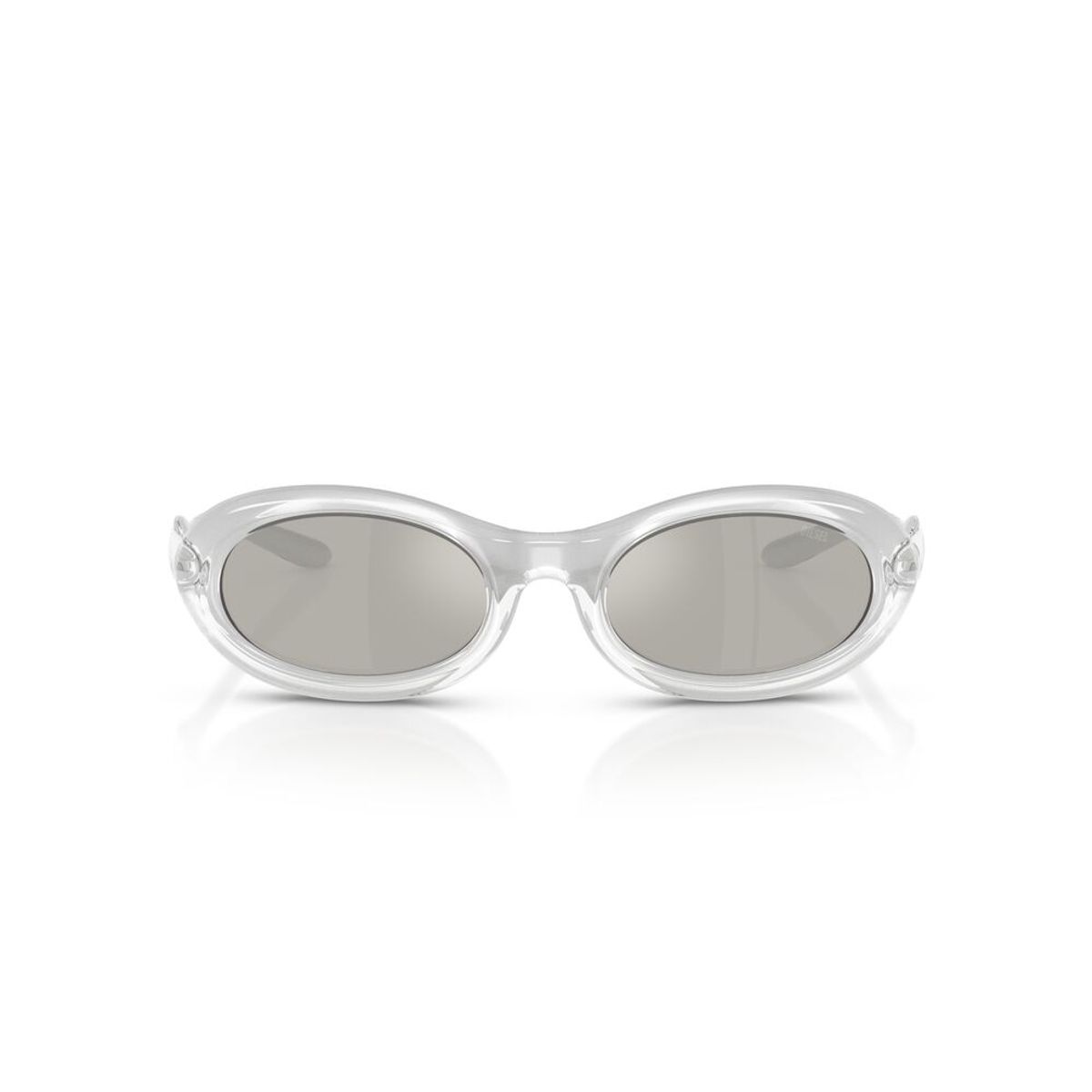 DIESEL - Anteojos De Sol Diesel DL3011U Crtistal Metallic Light Grey Mirror Silver Gris metalizado Unisex