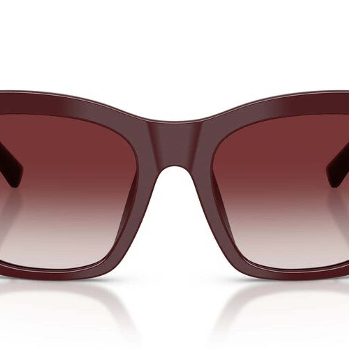 DOLCE&GABBANA - Anteojos De Sol Dolce DG4512 Bordeaux Clear Gradient Dark Brandy Burdeo Mujer