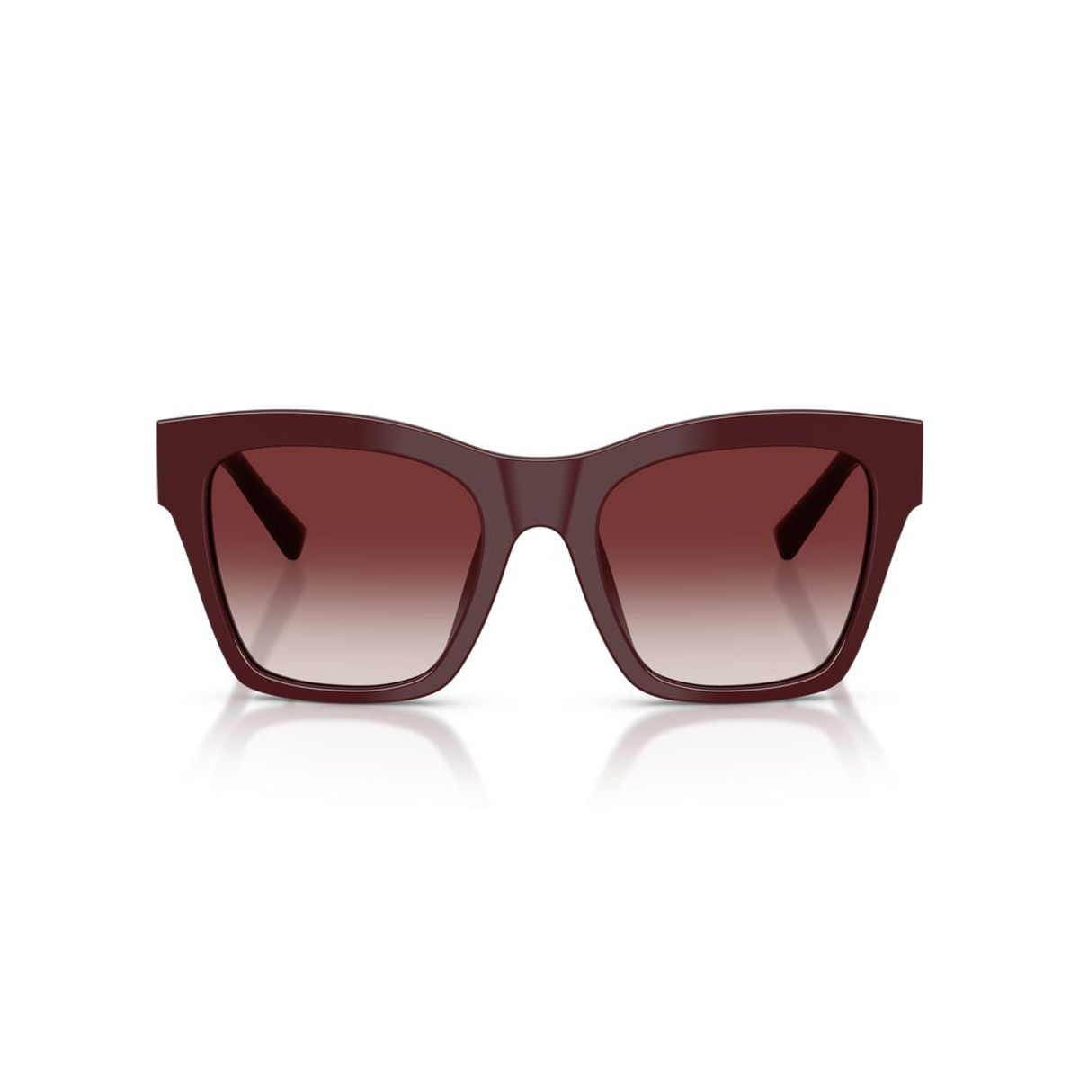 DOLCE&GABBANA - Anteojos De Sol Dolce DG4512 Bordeaux Clear Gradient Dark Brandy Burdeo Mujer