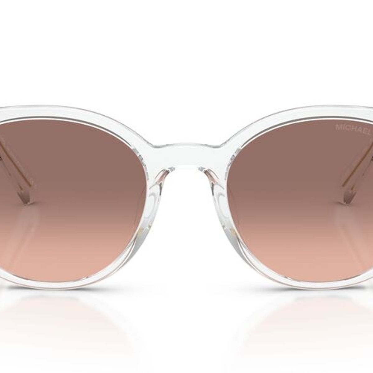 MICHAEL KORS - Anteojos De Sol Michael Kors MK2264U Pienza Crystal Pink Gradient Dark Brown Trasparente Mujer