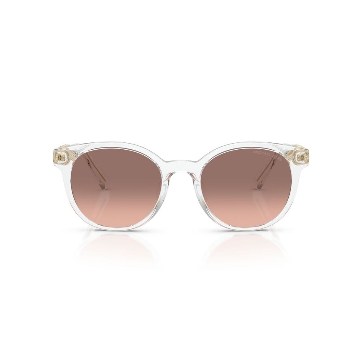 MICHAEL KORS - Anteojos De Sol Michael Kors MK2264U Pienza Crystal Pink Gradient Dark Brown Trasparente Mujer