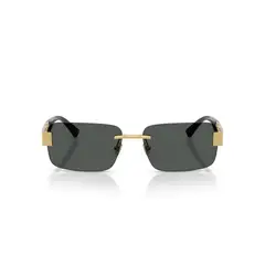 VERSACE - Anteojos De Sol VE2298 Gold Dark Grey Dorado Hombre