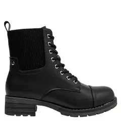 BRUNO ROSSI - Botín Casual Mujer Negro