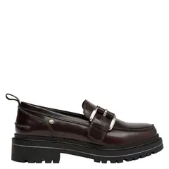 POLLINI - Mocasín Casual Mujer Bordó