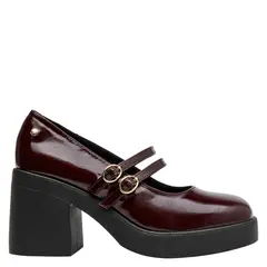 POLLINI - Mocasín Casual Mujer Bordó