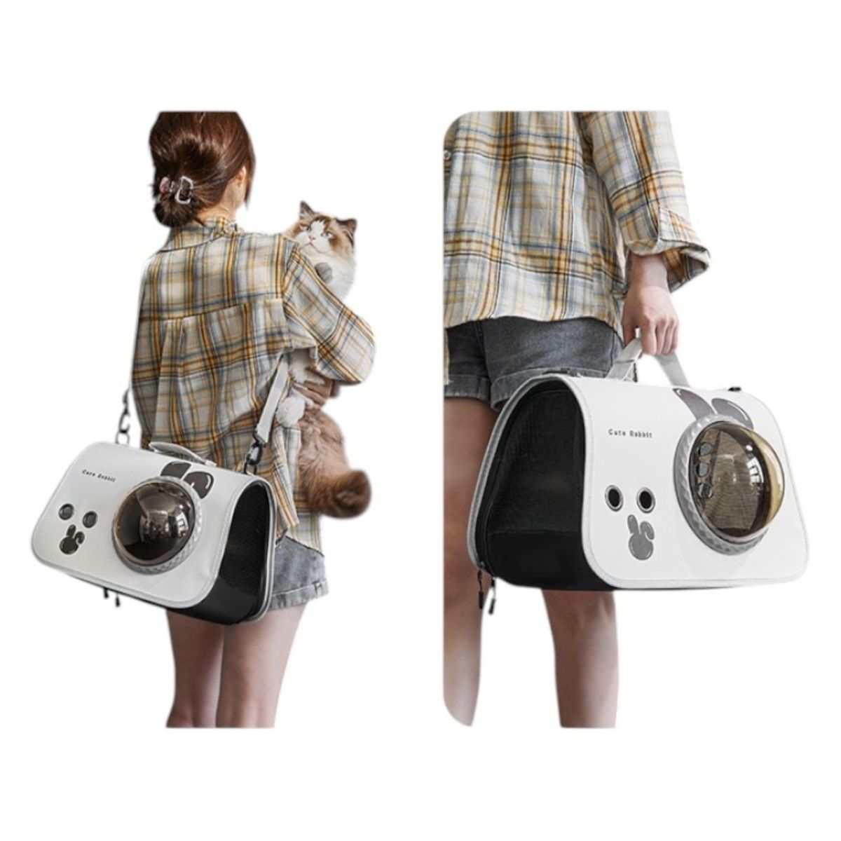 LUBABYCAS - Bolso Transportador De Mascotas Atenea 2 En 1 By LuBabycas