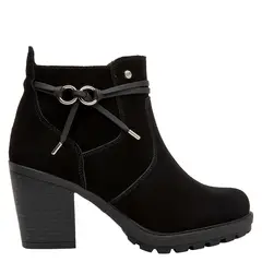 BRUNO ROSSI - Botín Casual Mujer Negro