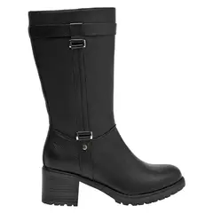 BRUNO ROSSI - Bota Casual Mujer Negro