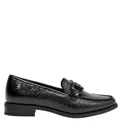 POLLINI - Mocasín Vestir Mujer Negro