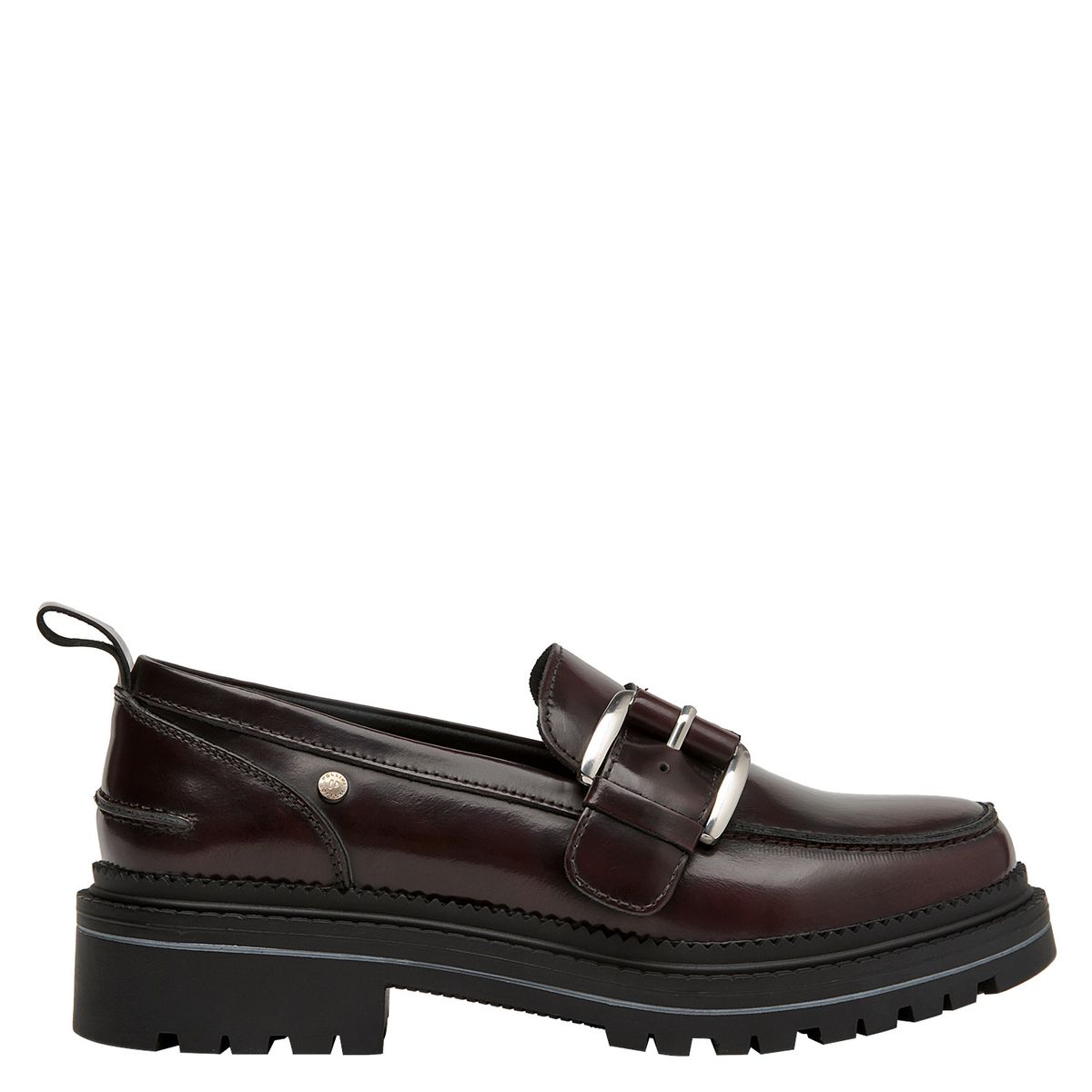 POLLINI - Mocasín Casual Mujer Bordó Pollini