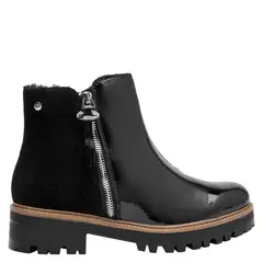 BRUNO ROSSI - Botín Casual Mujer Negro