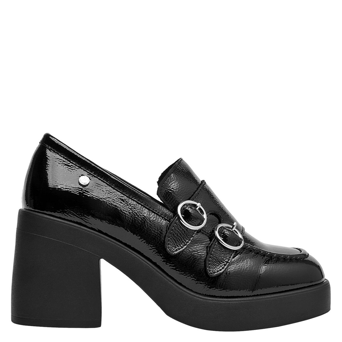 POLLINI - Mocasín Casual Mujer Negro Pollini