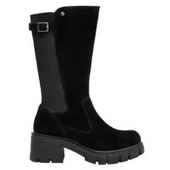BRUNO ROSSI - Bota Casual Mujer Negro