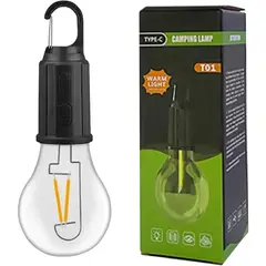 GENERICO - Lámpara Led Portátil Recarga Solar Usb C Luz Cálida Camping