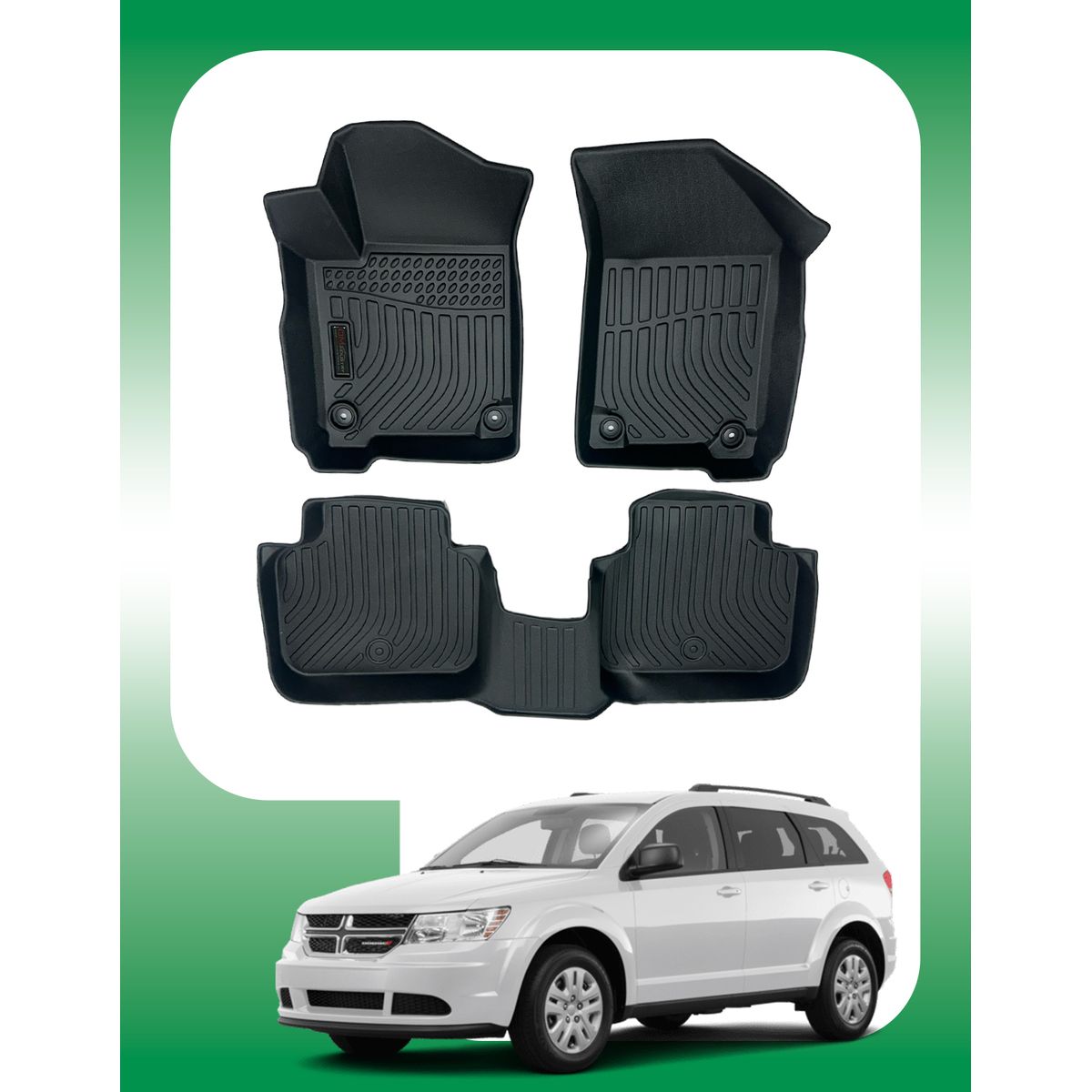 OM INDUSTRIAS PREMIUM - Piso Bandeja Calce Perfecto Dodge Journey 2 Filas 2011-2026