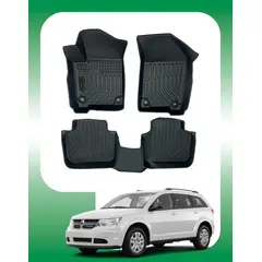 OM INDUSTRIAS PREMIUM - Piso Bandeja Calce Perfecto Dodge Journey 2 Filas 2011-2026