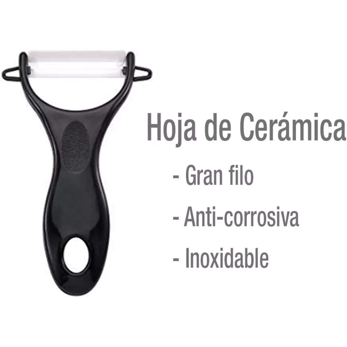 GENERICO - Set 6 Cuchillos Cocina Profesionales Mango Antideslizante