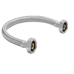 TAUMM - Flexible Agua Hi-hi Media 25 Cm Acero Inoxidable 200 Psi