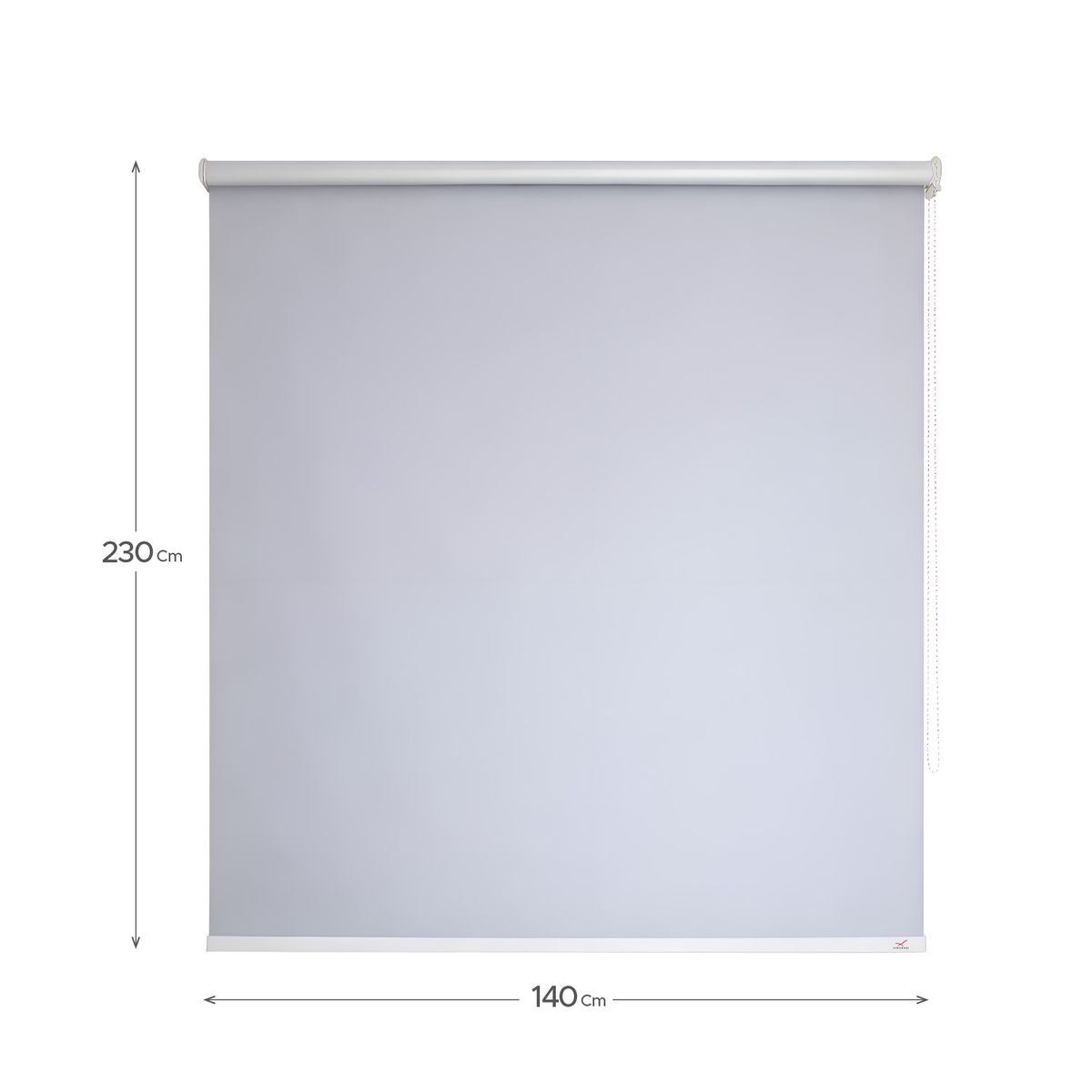 Cortina Roller Blackout Gris 140x230 cm Vincenzi, marca VINCENZI - Foto 2