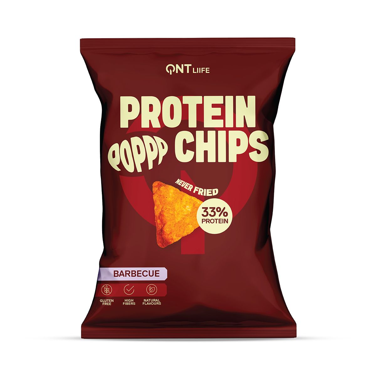 QNT - Pack X 12 Chips De Proteina 50 Gr. Qnt Barbecue
