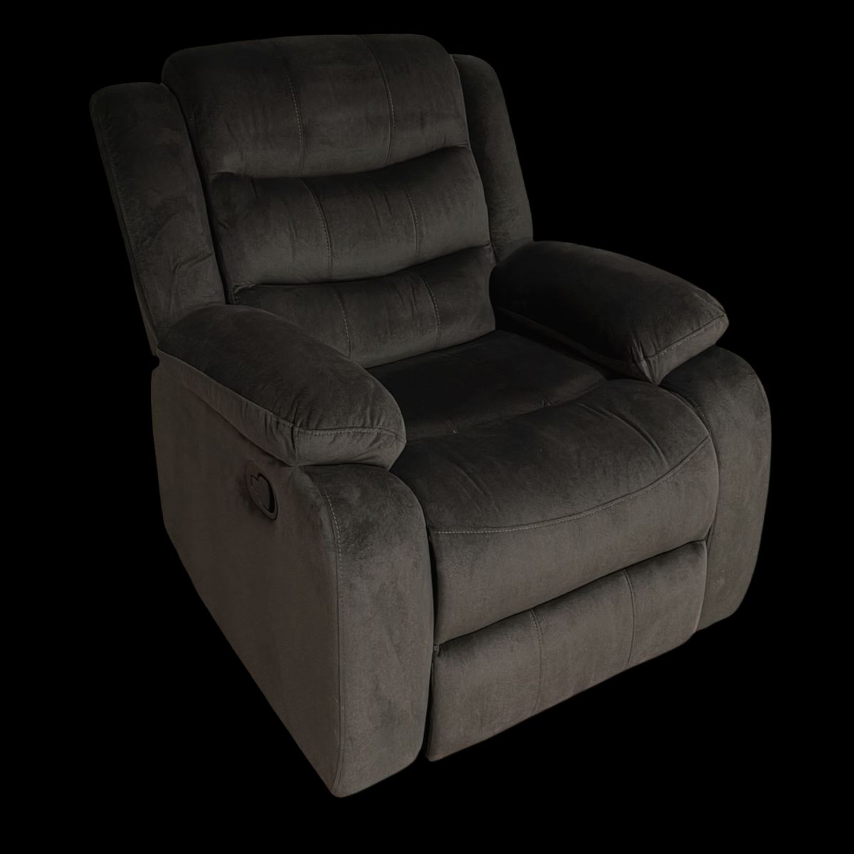GENERICO - BERGER RECLINABLE RELAXLINE CHOCOLATE OSCURO - FELPA