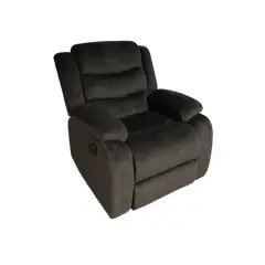 GENERICO - BERGER RECLINABLE RELAXLINE CHOCOLATE OSCURO - FELPA